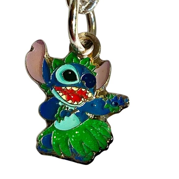 Disney Lilo & Stitch European Slider Bead Charm Aulani Hawaii Ohana Hula Skirt - Picture 2 of 9